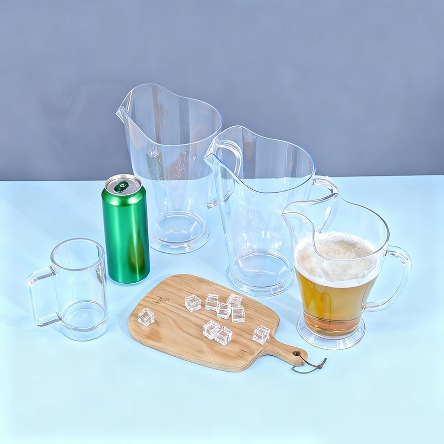 60oz Plastic Liquid Jar Styrene Pitcher - By Boat - Delite Promotional Products