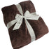 60x96in Cozy Comfort Oversized Flannel Throw Blanket Ribbon Gift Wrap Pack - Delite Promotional Products