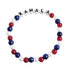6mm Beads Bracelet With Letter Assorted - Delite Promotional Products