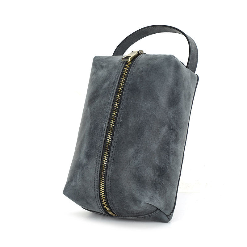 Leather Vintage Storage Tote