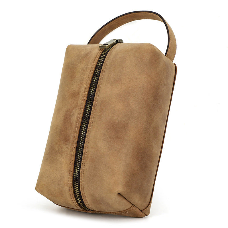 Leather Vintage Storage Tote