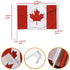 Bandera de coche de Canadá 