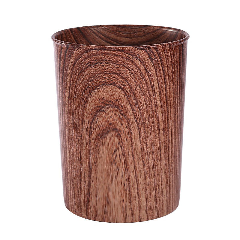 Household Large-capacity Wood Grain Bucket - Kitchen Utensil Storage