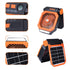 Solar-powered Outdoor Camping Fan With Usb Charging