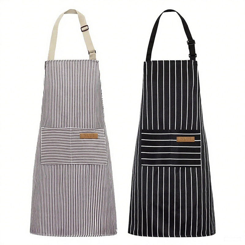 Dirt Repellent Striped Apron