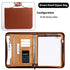 A4 Folder Pu Leather Zipper Bag