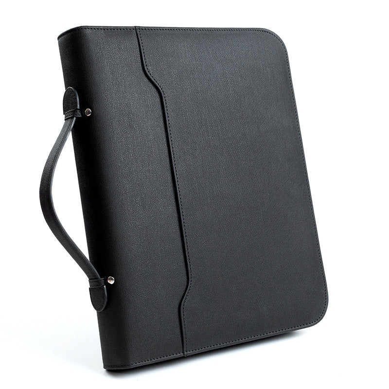 A4 Folder Pu Leather Zipper Bag