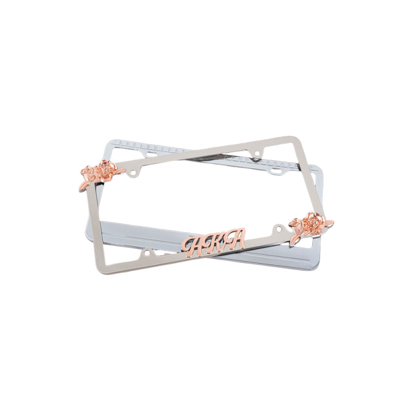 Zinc Alloy License Plate Frame