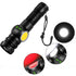 Portable Led Flashlight Torch Recharge Battery Included