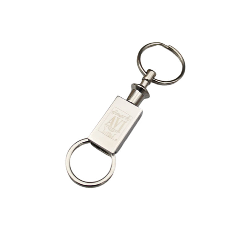 Rotating Keychain With Gift Box