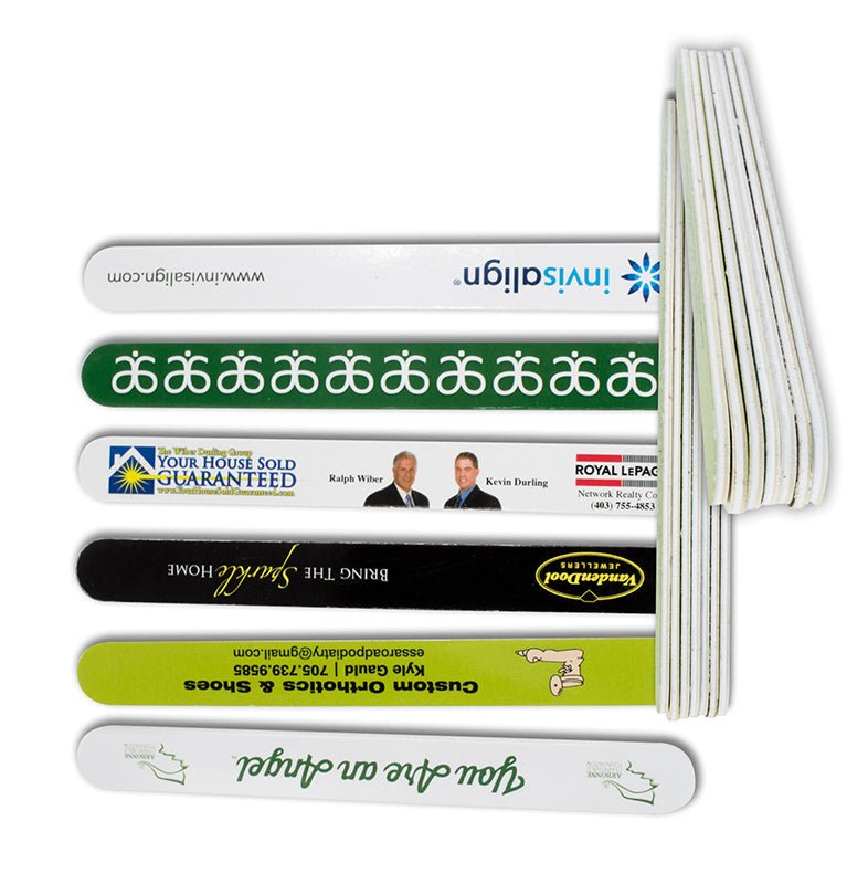 7in Nail File Double Sides Printed - Delite Promotional Products