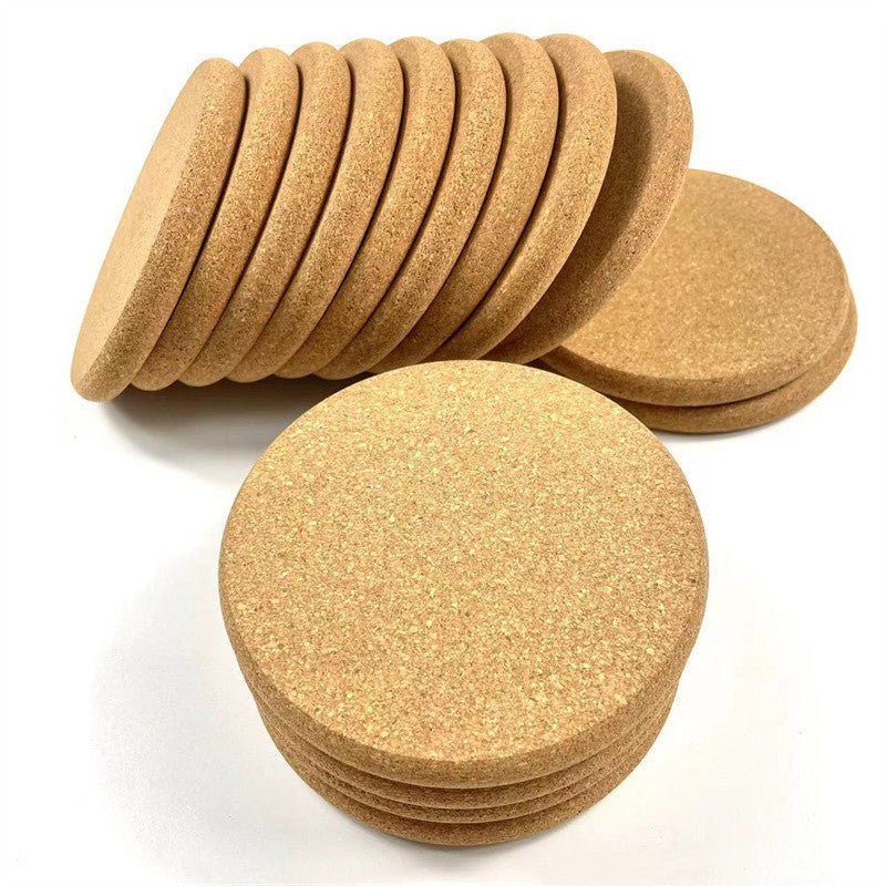 8 Inch Round Cork Trivets 1cm Thick - Delite Promotional Products
