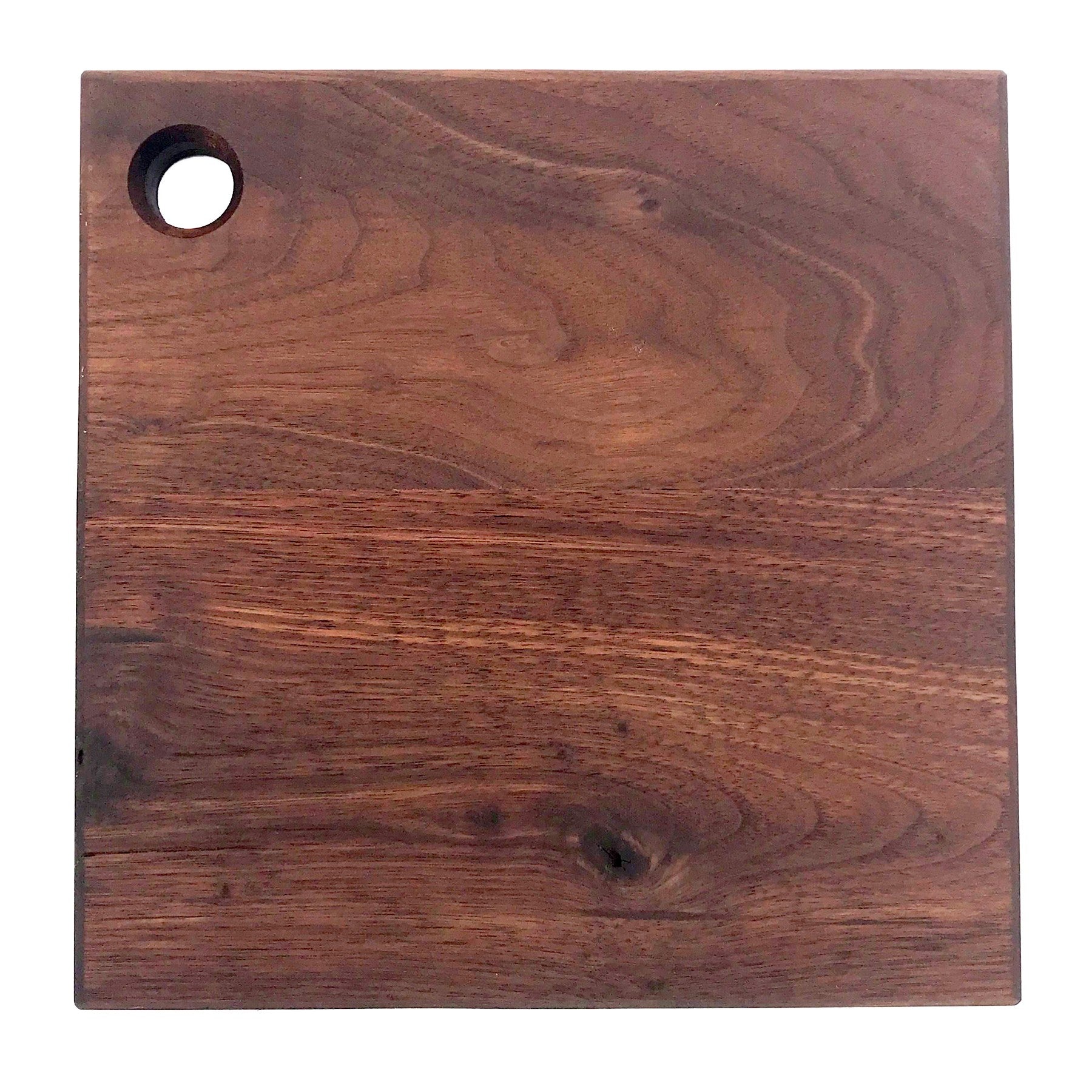 8 X 8 In Canadian Black Walnut Serving Board - Delite Promotional Products