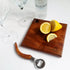 8 X 8 In Canadian Black Walnut Serving Board - Delite Promotional Products