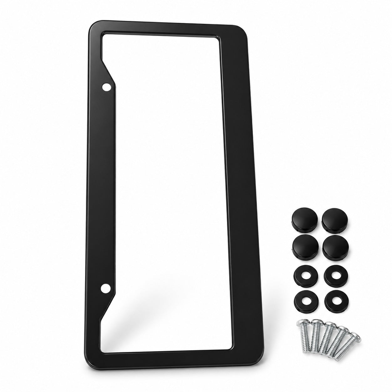 Chrome-style License Plate Frame