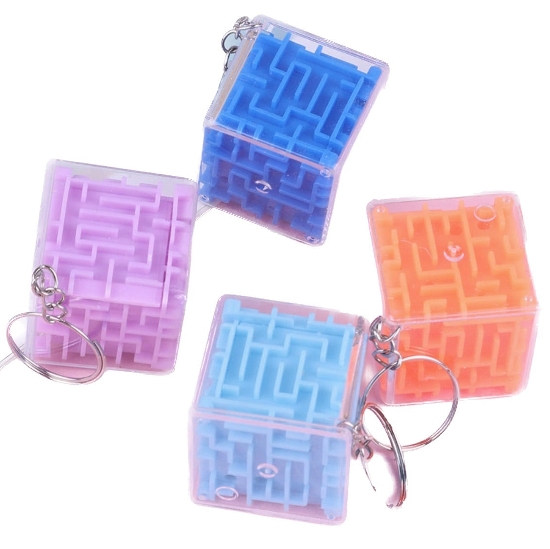 3d Cubic Maze Puzzle Pendant