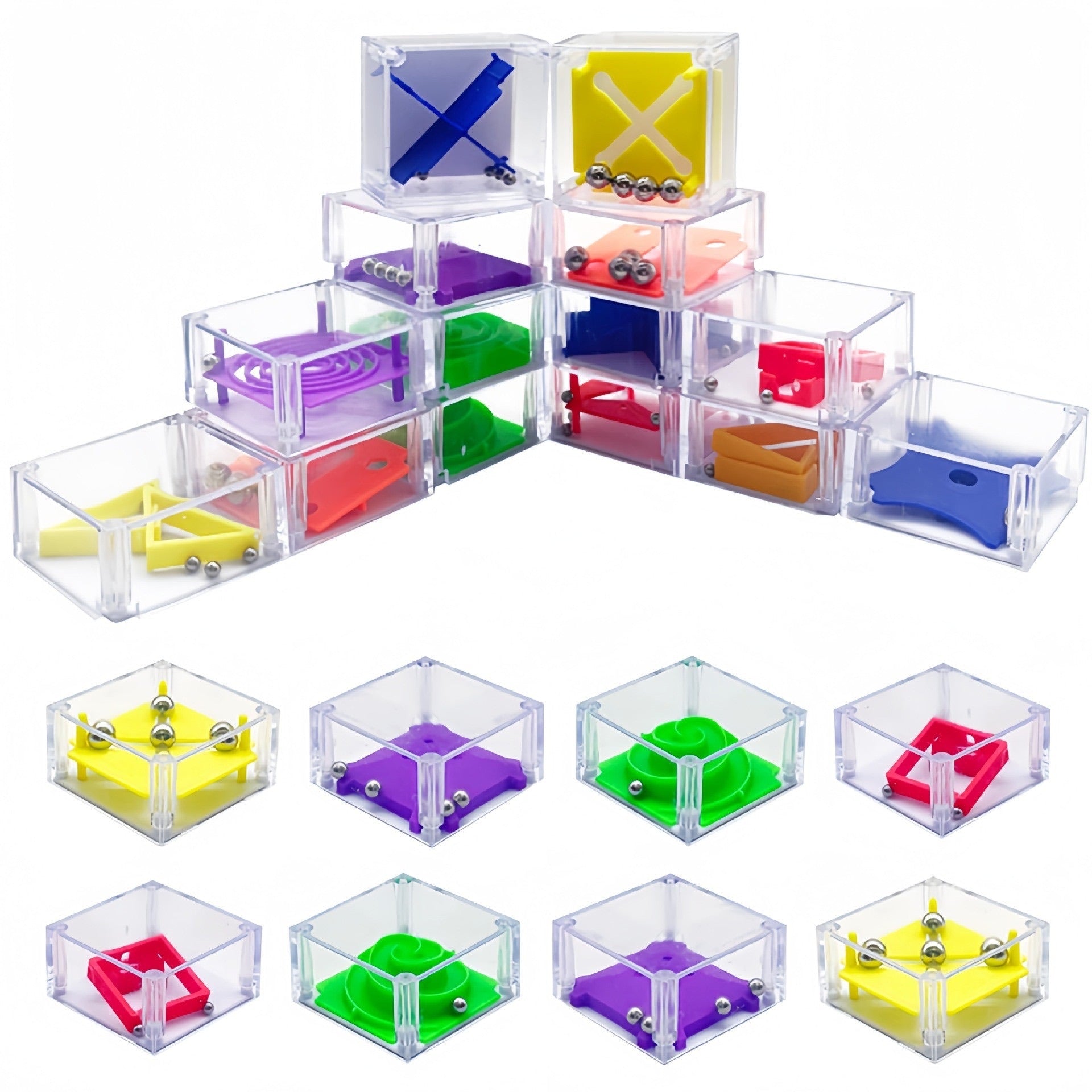 Mini Balance Maze Ball Game