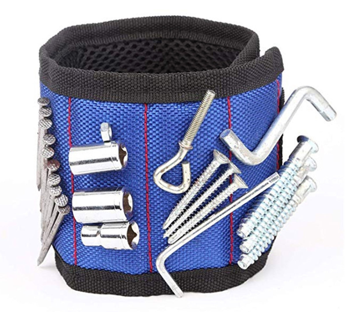 Tool Magnetic Wristband With Ten Magnetic Inserts