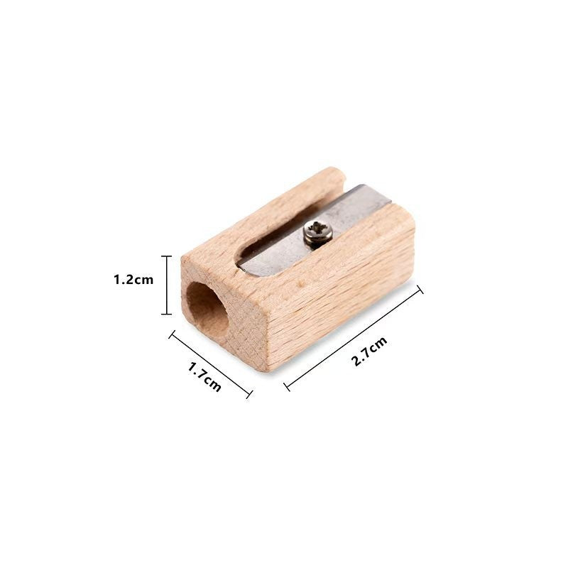 Wooden Single Hole Pencil Sharpener