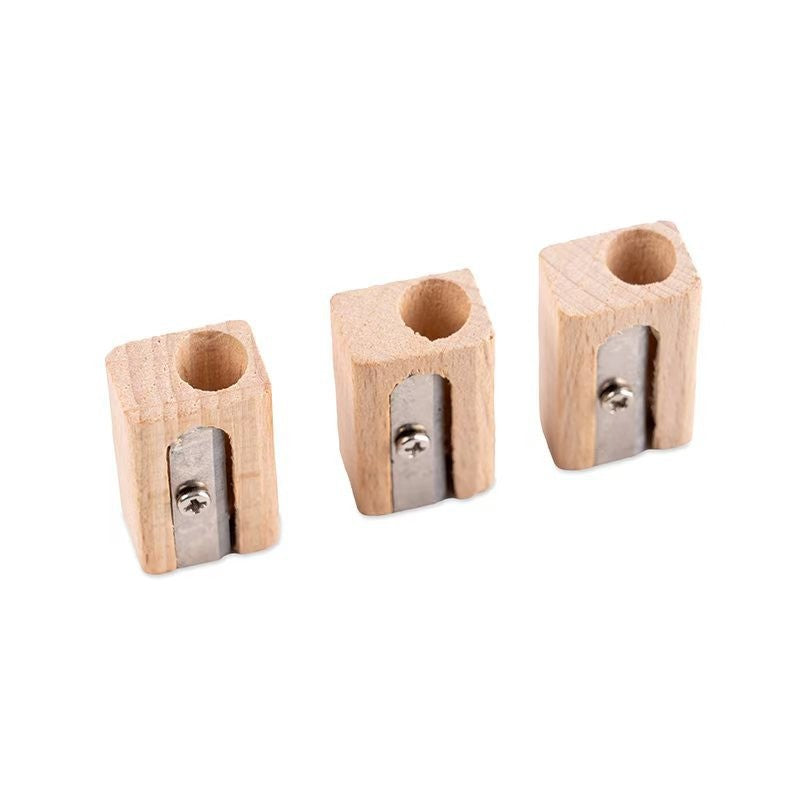 Wooden Single Hole Pencil Sharpener