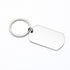 Dog Tag Metal Keychain