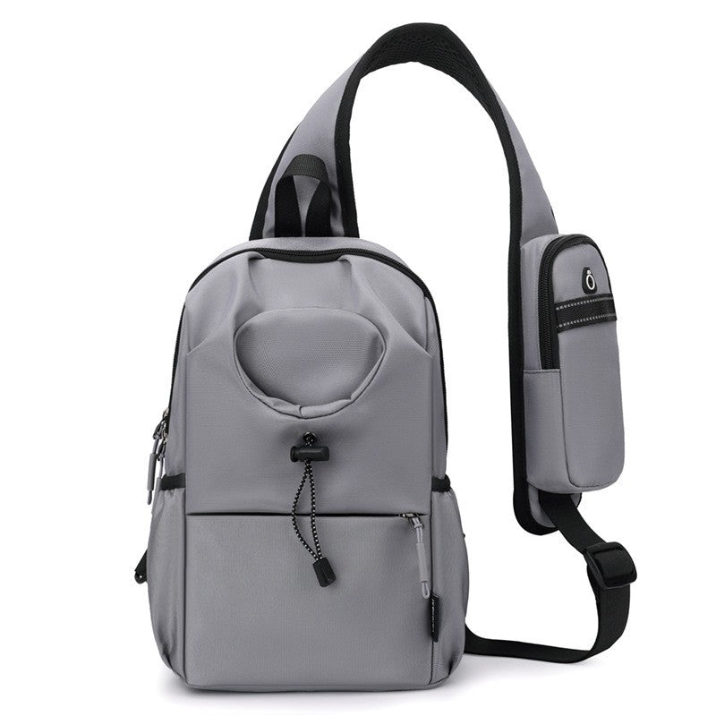 Men Backpack With A Water Bottle Holder