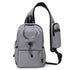 Men Backpack With A Water Bottle Holder