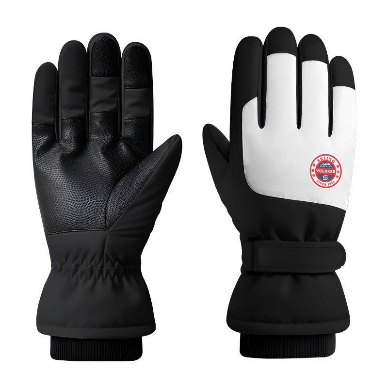 Thickened And Warm Ski Gloves