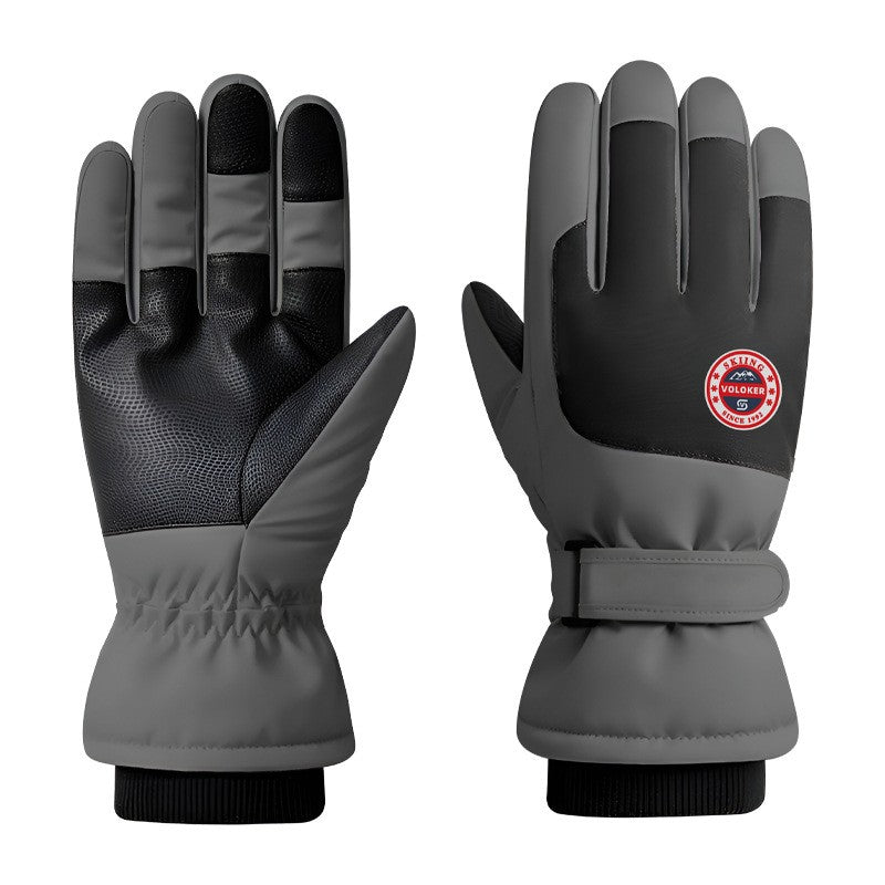 Thickened And Warm Ski Gloves