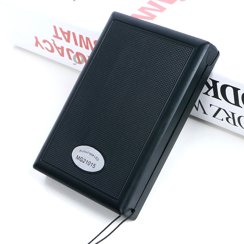 Pull Out Portable Magnifying Glass With Led