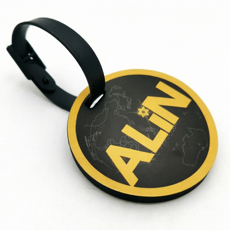 Soft Pvc Luggage Tag Durable Travel Bag