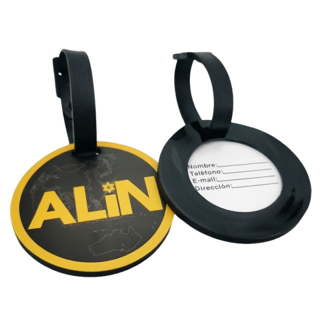 Soft Pvc Luggage Tag Durable Travel Bag