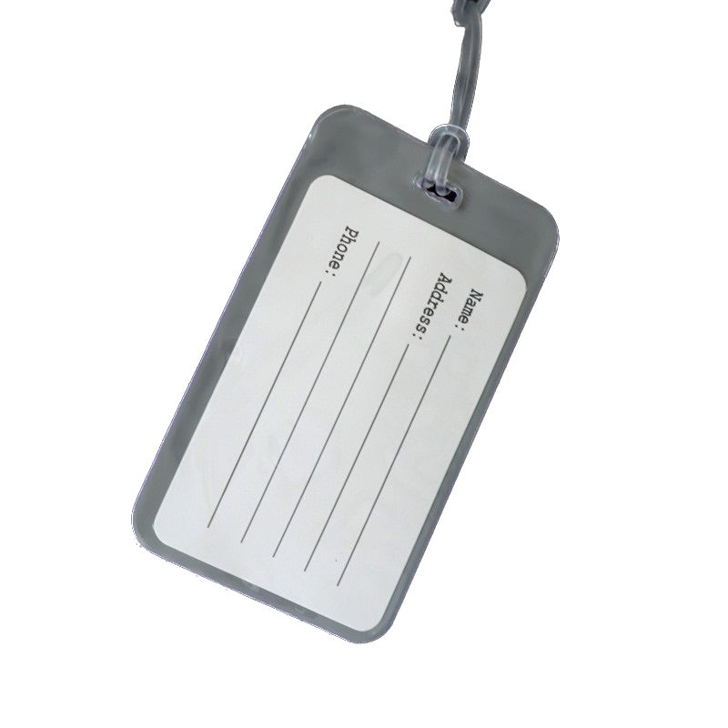 Pvc Airplane Luggage Tag