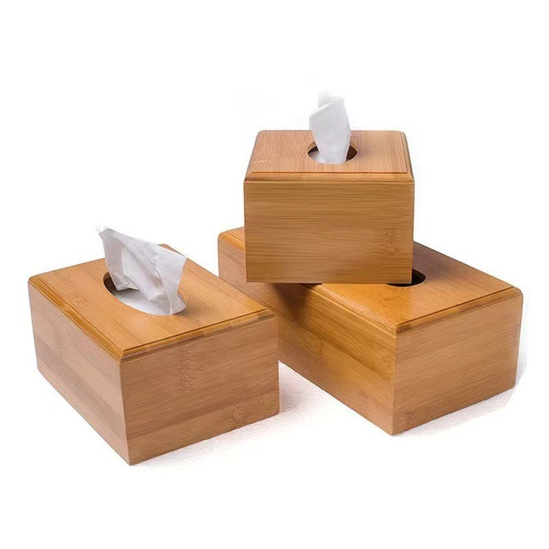 Bamboo Household Tissue Box