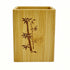 Square Bamboo Pen Holder