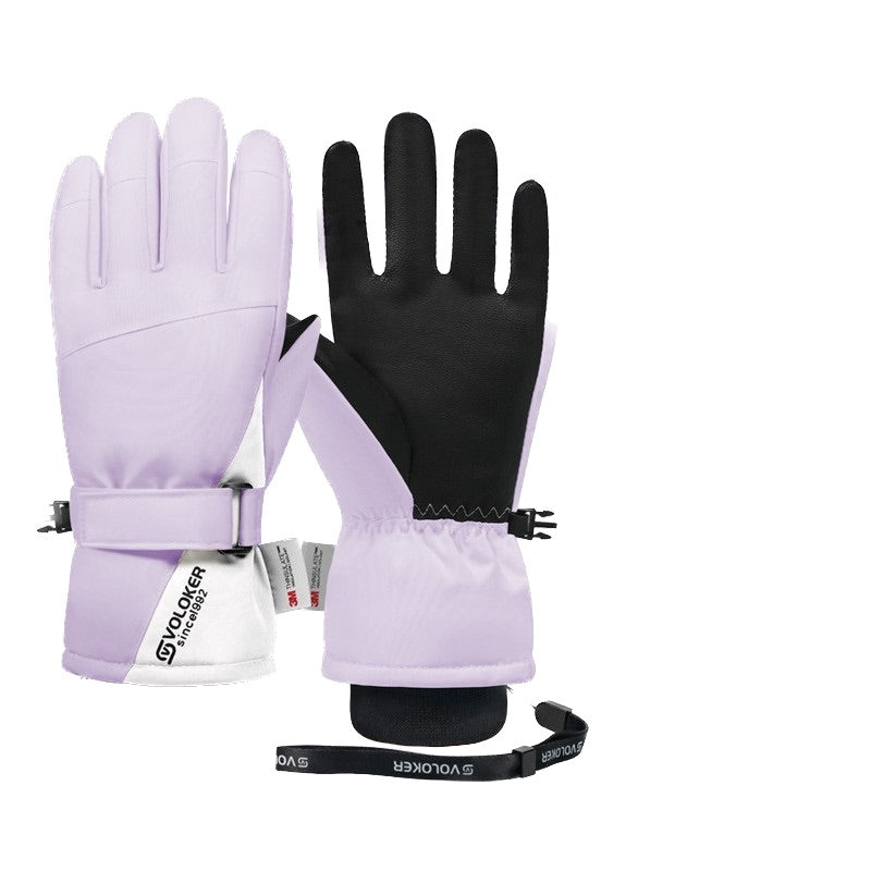 Thermal Touchscreen Ski Gloves Polyester Insulated Winter Pe