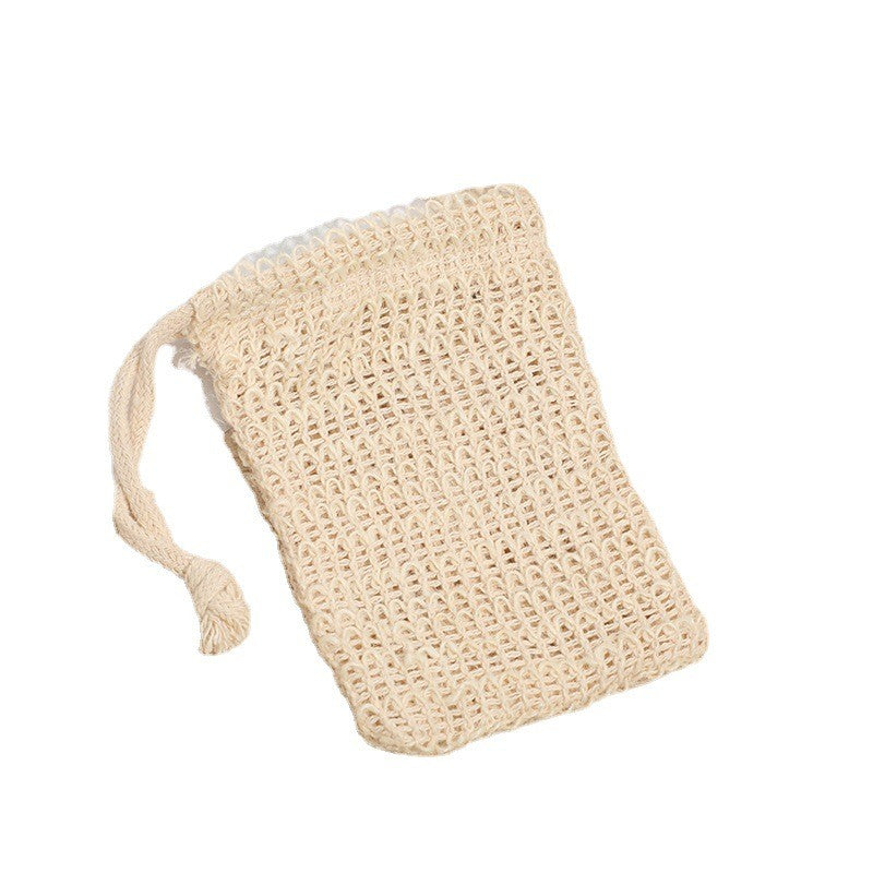 Cotton Linen Bubble Net Soap Bag