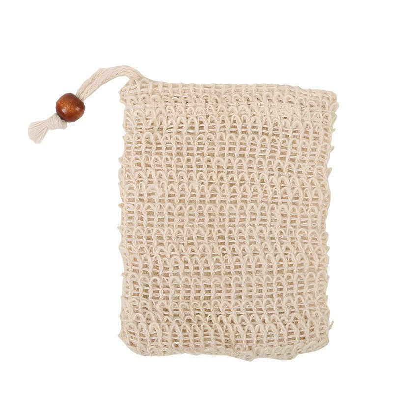 Cotton Linen Bubble Net Soap Bag