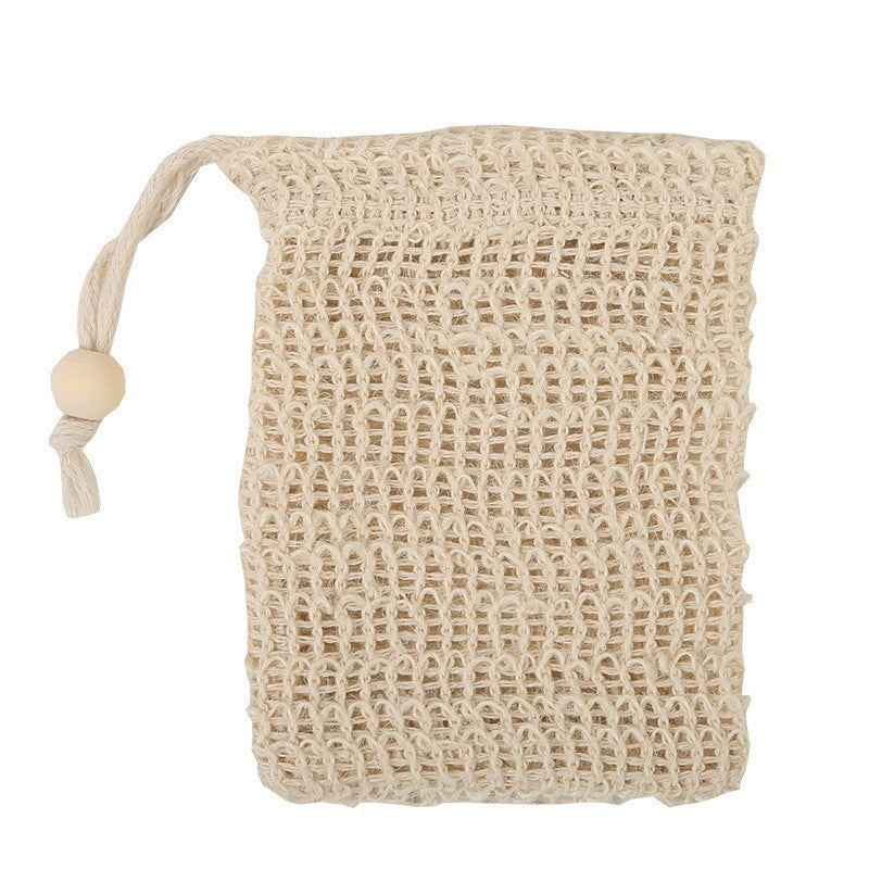 Cotton Linen Bubble Net Soap Bag