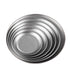 9.3 In Vintage Stainless Steel Round Tray - Delite Promotional Products
