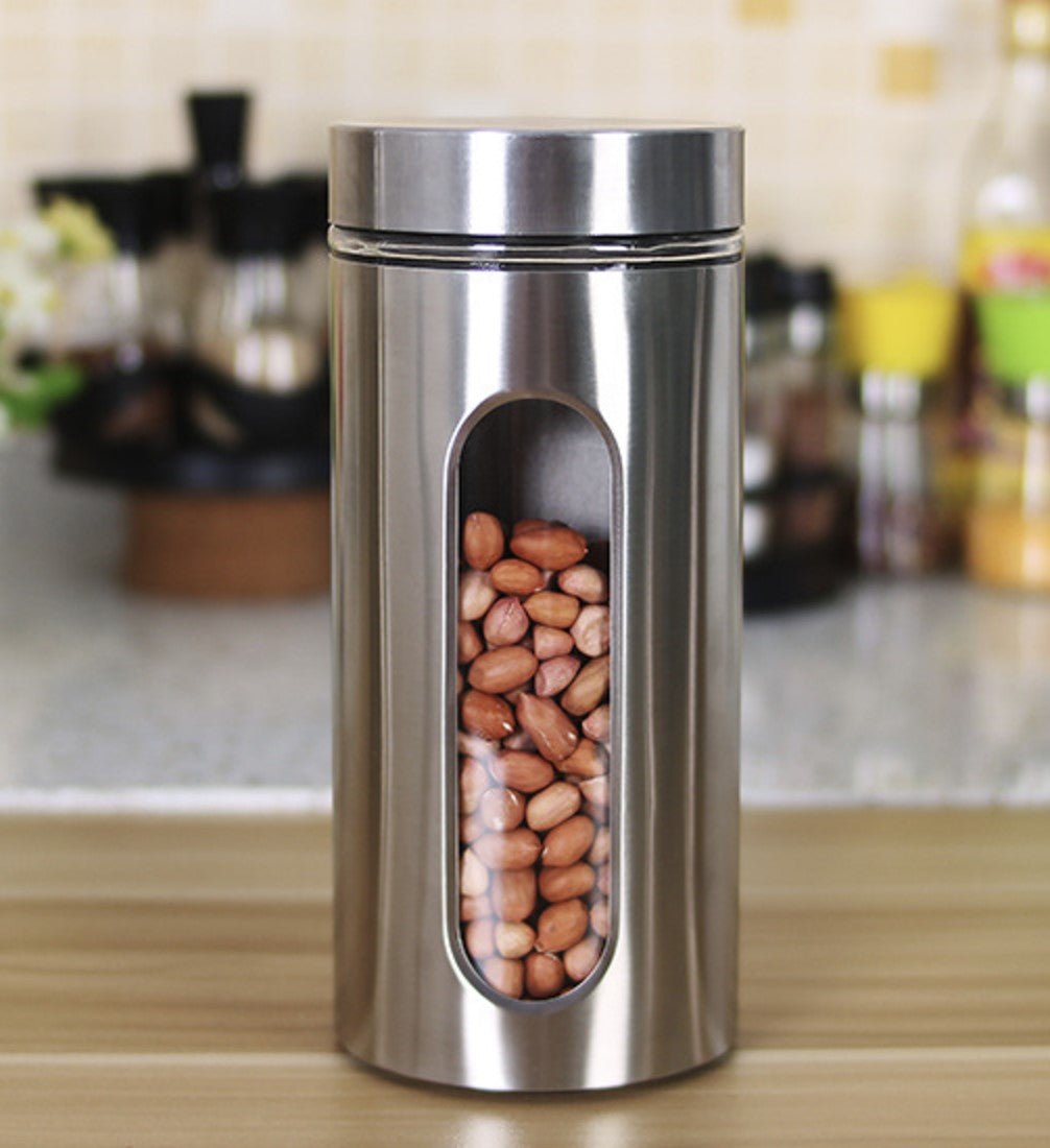 950ml Stainless Steel Canister - Delite Promotional Products