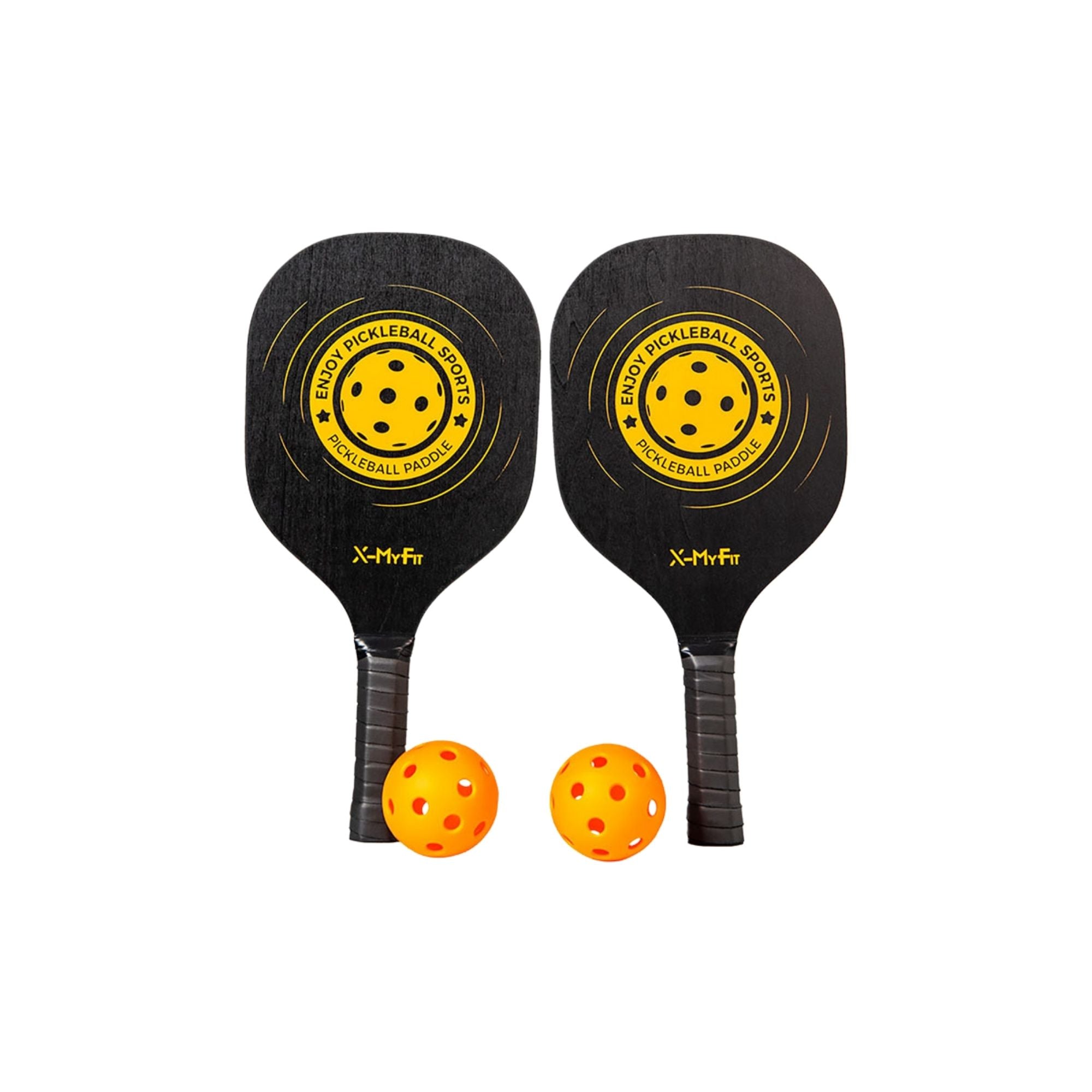 Ensemble de raquettes de pickleball en bois