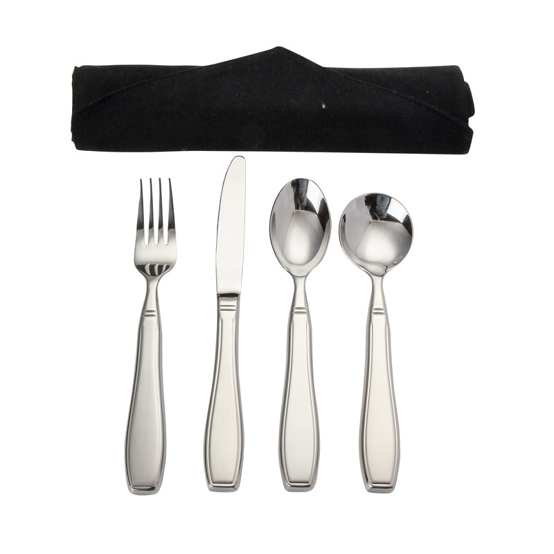 Weighted Utensils For Tremors And Parkinsons, Heavy Weight Stainless Steel Silverware Set
