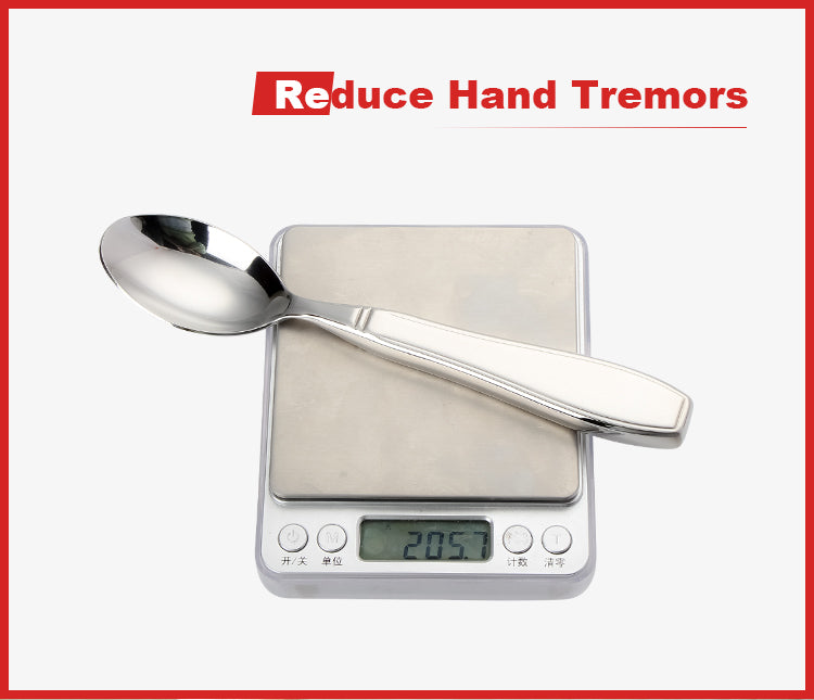 Weighted Utensils For Tremors And Parkinsons, Heavy Weight Stainless Steel Silverware Set