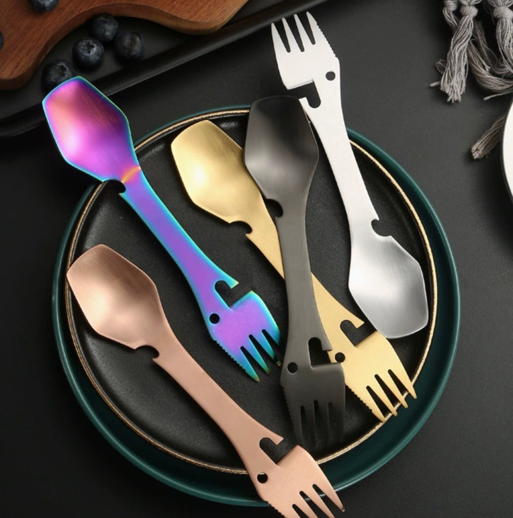 Stainless Steel Multifunctional Outdoor Spork