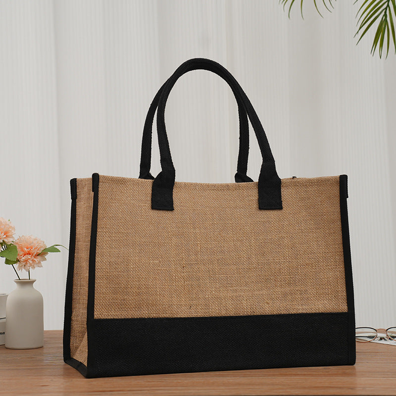 Sac fourre-tout en toile de jute