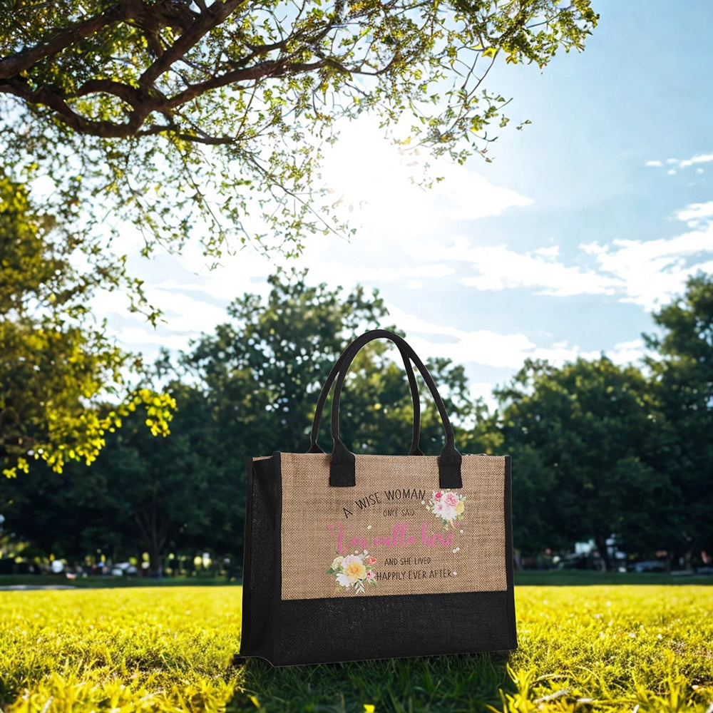 Sac fourre-tout en toile de jute