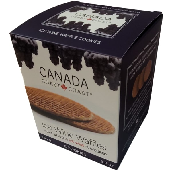 Waffles de vino helado de costa a costa de Canadá