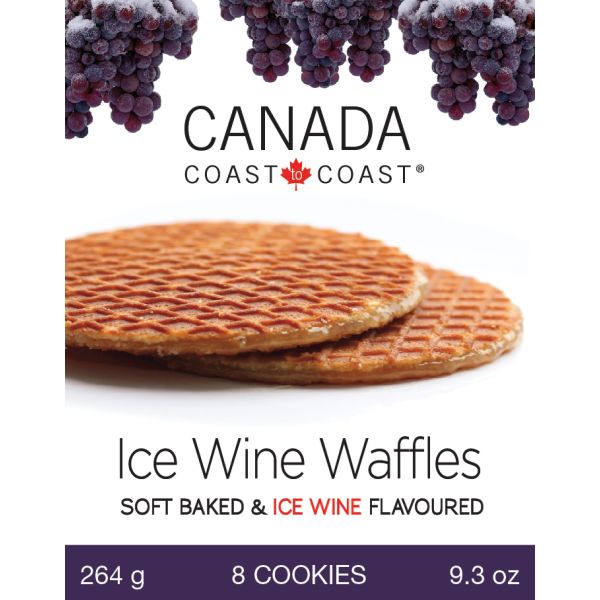 Waffles de vino helado de costa a costa de Canadá