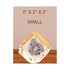 Cut Corner Crystal Small 50x50mm